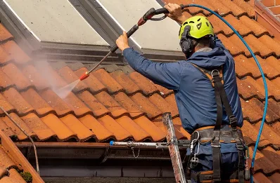 Démoussage et hydrofuge de toiture à Lagardère